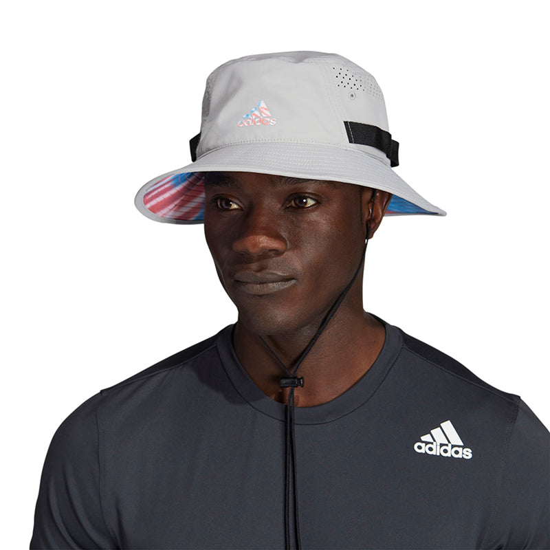Adidas Americana Victory 4 Bucket Hat (M) (Grey) (S/M)