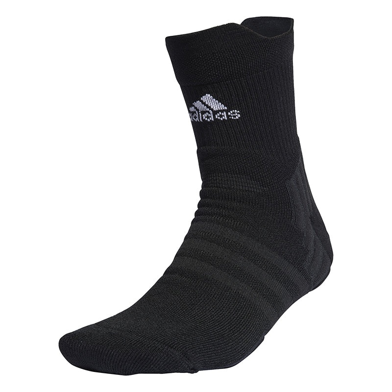 Adidas Tennis Cushioned Quarter Socks (U) (Black)