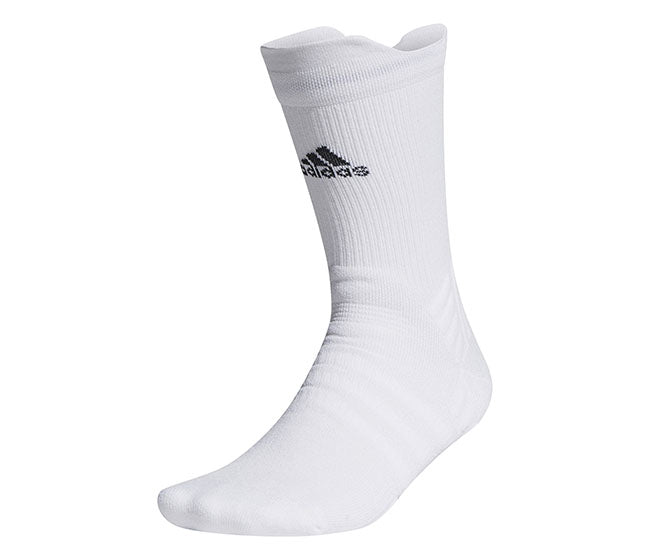 Adidas Tennis Cushioned Crew Socks (M) (White)