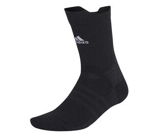 Adidas Tennis Cushioned Crew Socks (M) (Black)