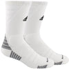 Adidas Alphaskin Max Cushioned Crew-Large (1X) (White)
