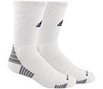 Adidas Alphaskin Max Cushioned Crew-Large (1X) (White)
