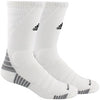 Adidas Alphaskin Max Cushioned Crew-Large (1X) (White)