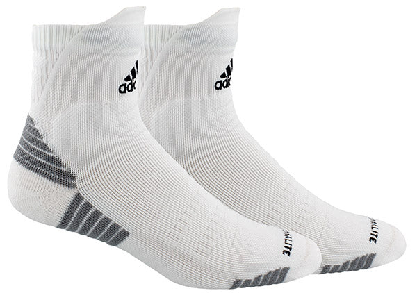 Adidas Alphaskin Cushioned High Quarter-Large (1X) (White)