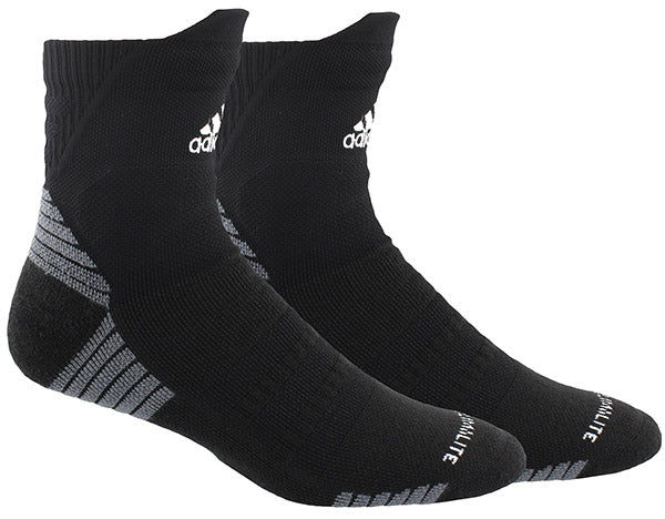 Adidas Alphaskin Cushioned High Quarter (1X) (Black)