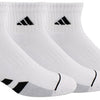 Adidas Men'S Cushioned Quarter (3X) (White)