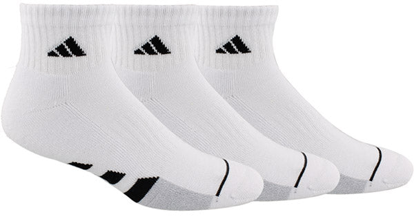 Adidas Men'S Cushioned Quarter (3X) (White)