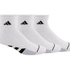 Adidas Men'S Cushioned Quarter (3X) (White)