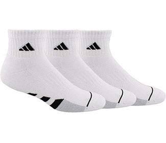 Adidas Men'S Cushioned Quarter (3X) (White)