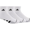 Adidas Men'S Cushioned Quarter (3X) (White)
