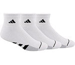 Adidas Men'S Cushioned Quarter (3X) (White)