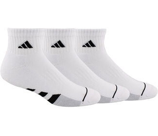 Adidas Men'S Cushioned Quarter (3X) (White)