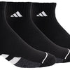 Adidas Men'S Cushioned Quarter (3X) (Black)