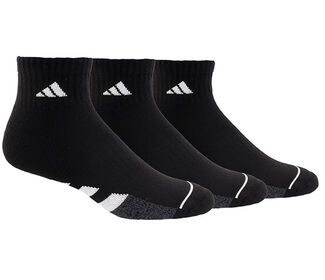Adidas Men'S Cushioned Quarter (3X) (Black)