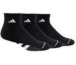 Adidas Men'S Cushioned Quarter (3X) (Black)