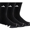 Adidas Men'S Cushioned Crew (3X) (Black)