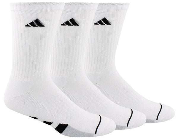 Adidas Men'S Cushioned Crew (3X) (White)