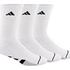 Adidas Men'S Cushioned Crew (3X) (White)