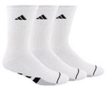 Adidas Men'S Cushioned Crew (3X) (White)