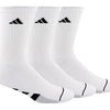 Adidas Men'S Cushioned Crew (3X) (White)