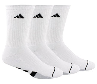 Adidas Men'S Cushioned Crew (3X) (White)