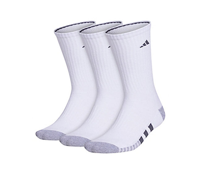 Adidas Men'S Cushioned 3.0 Crew 3-Pack (White)