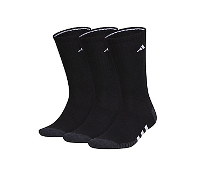 Adidas Men'S Cushioned 3.0 Crew 3-Pack (Black)
