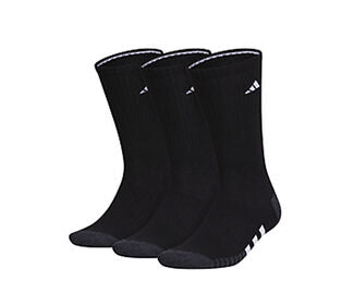 Adidas Men'S Cushioned 3.0 Crew 3-Pack (Black)