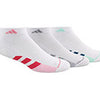 Adidas Women'S Cushioned Ii 3-Pack Low Cut (3X) (Multi)
