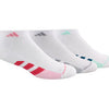 Adidas Women'S Cushioned Ii 3-Pack Low Cut (3X) (Multi)