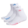 Adidas Women'S Cushioned Ii 3-Pack Low Cut (W) (White)