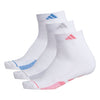 Adidas Women'S Cushioned Ii 3-Pack Low Cut (W) (White)