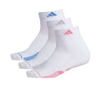 Adidas Women'S Cushioned Ii 3-Pack Low Cut (W) (White)