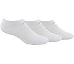 Adidas Women'S Cushioned Ii No Show (3X) (White)