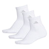 Adidas Women'S Cushioned Ii 3-Pack Quarter (W) (White)