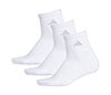 Adidas Women'S Cushioned Ii 3-Pack Quarter (W) (White)