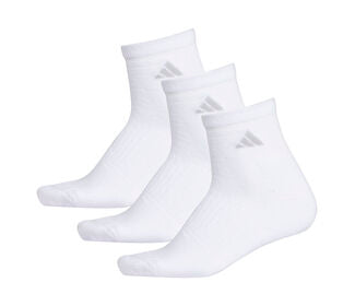 Adidas Women'S Cushioned Ii 3-Pack Quarter (W) (White)