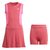 Adidas Girls Pop Up Dress (Pink)