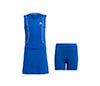 Adidas Girls Pop Up Dress (Blue)