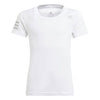 Adidas Girls Club Tee (White)