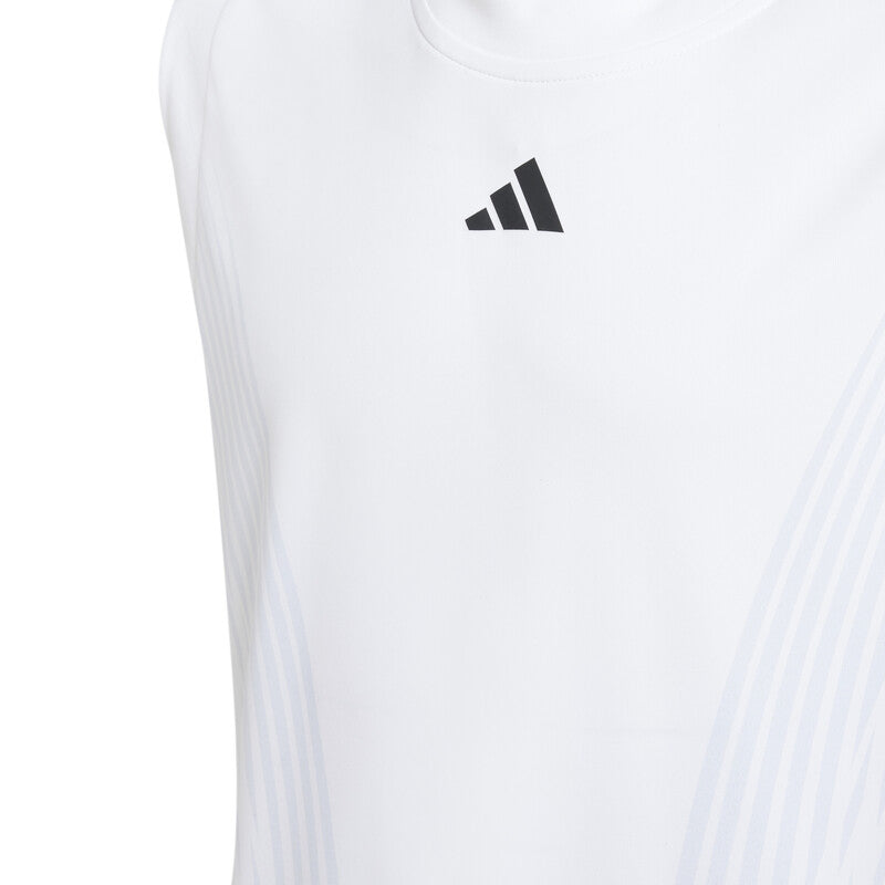 Adidas Girls Pro Tank (White)