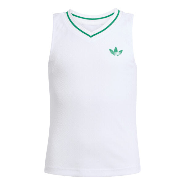 Adidas Girls' Tank Pro (White)