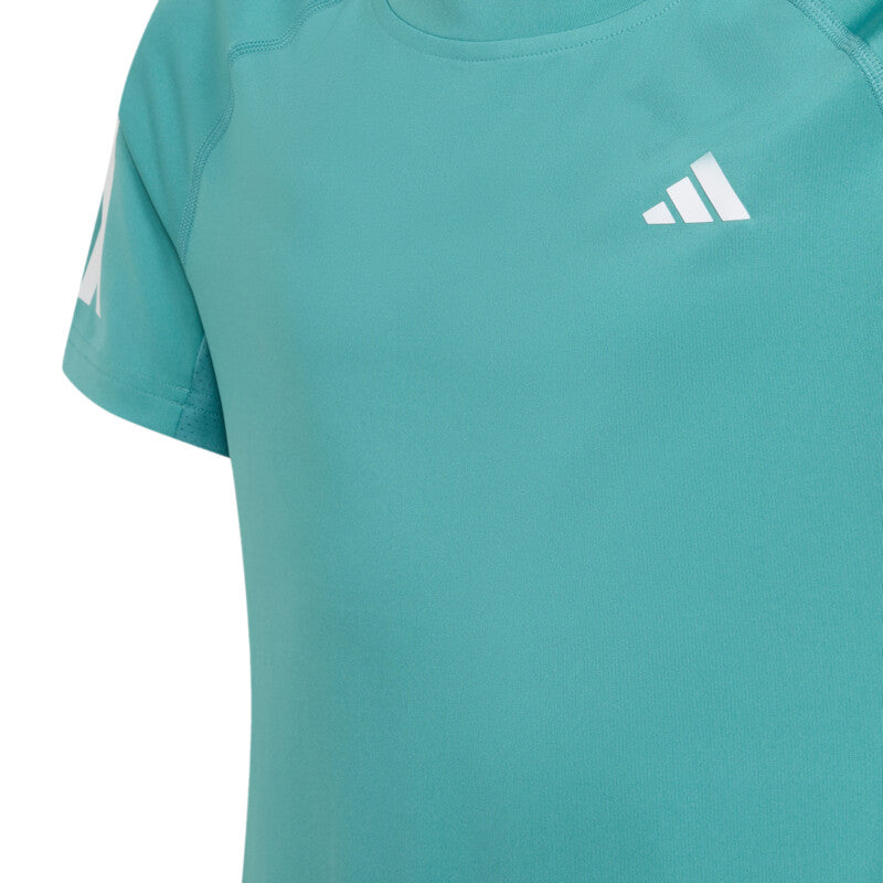 Adidas Girls' Club Tee (Powder Teal)