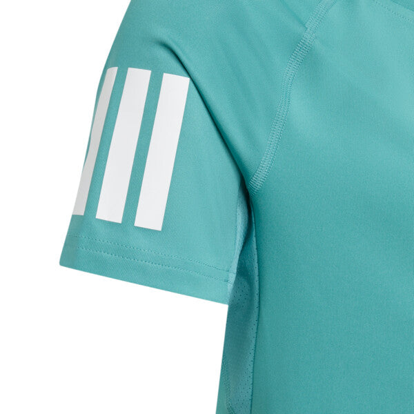 Adidas Girls' Club Tee (Powder Teal)