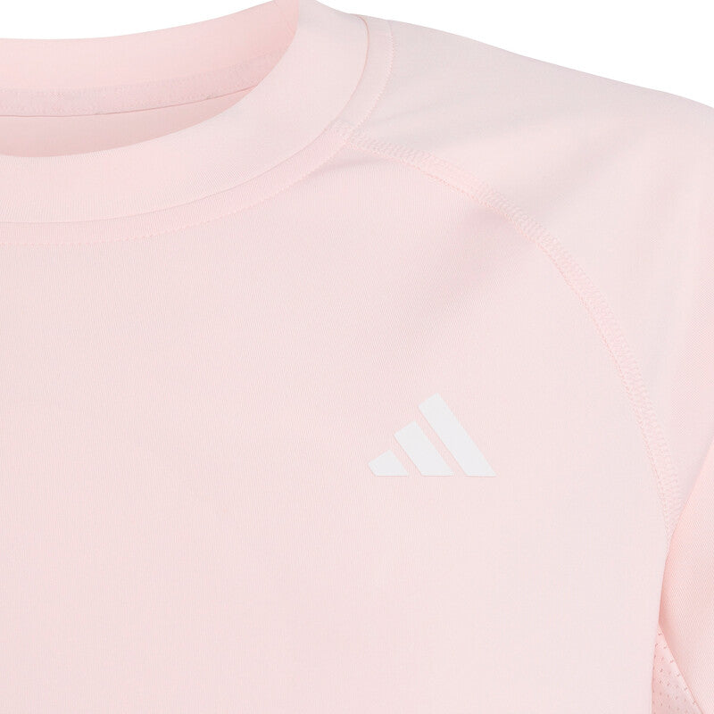 Adidas Girls' Club Tee (Distilled Pink)