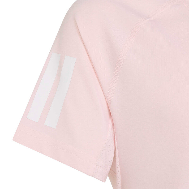 Adidas Girls' Club Tee (Distilled Pink)