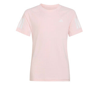 Adidas Girls' Club Tee (Distilled Pink)
