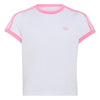 Adidas Girls' Classics Tee (White/Pink)