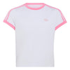 Adidas Girls' Classics Tee (White/Pink)