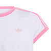 Adidas Girls' Classics Tee (White/Pink)